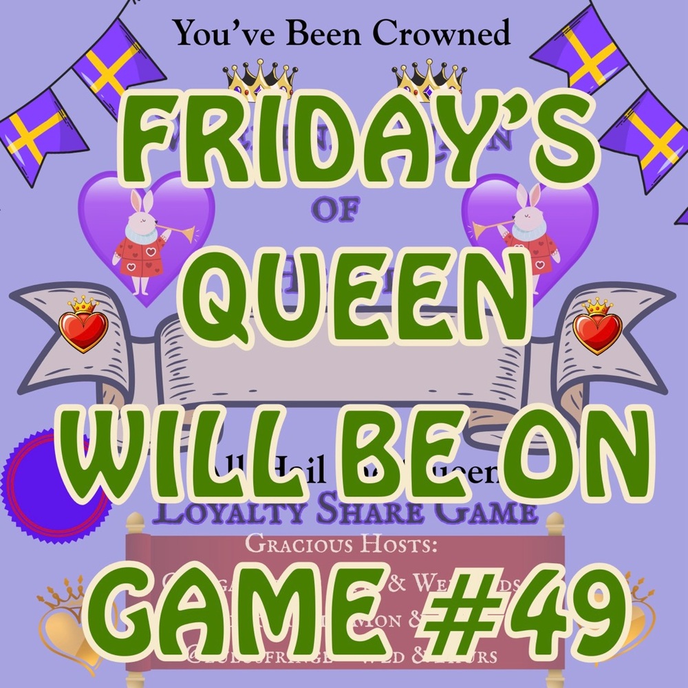 TODAY’S QUEENS ARE
OVER @VICKINIKKI’S
💜⚜️💜⚜️💜⚜️💜⚜️💜 - Picture 2 of 14